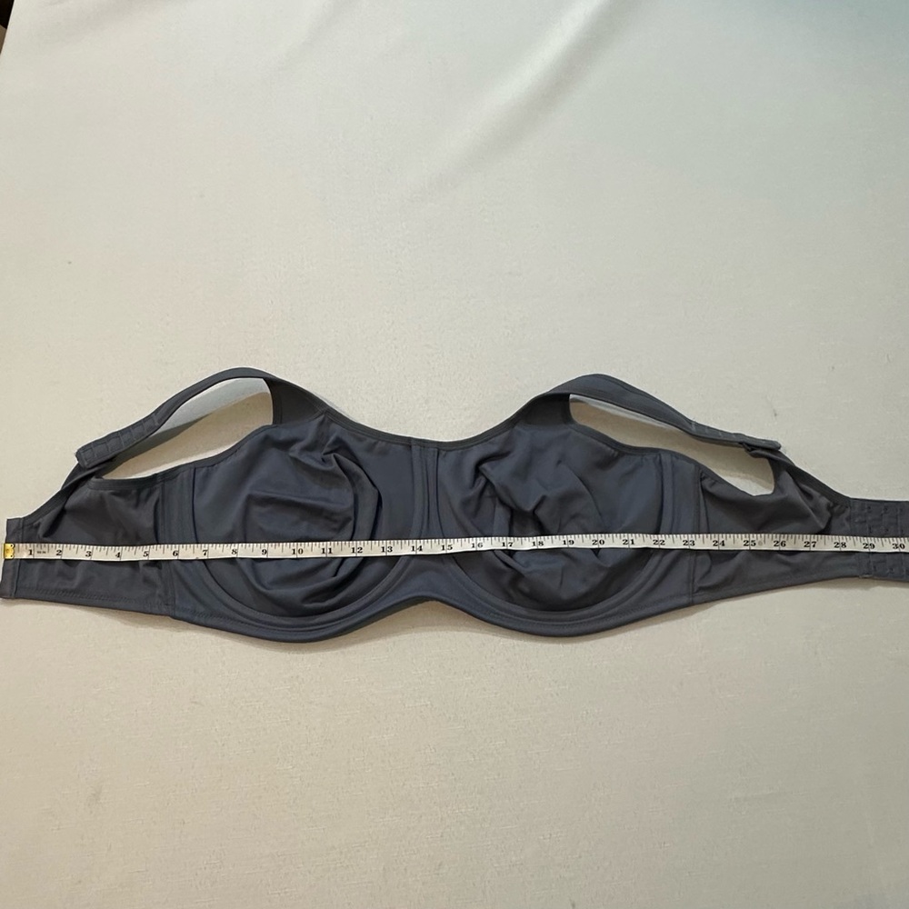 Wacoal Gray High Impact Underwire Sports Bra 40H Supportive - Picture 11 of 15